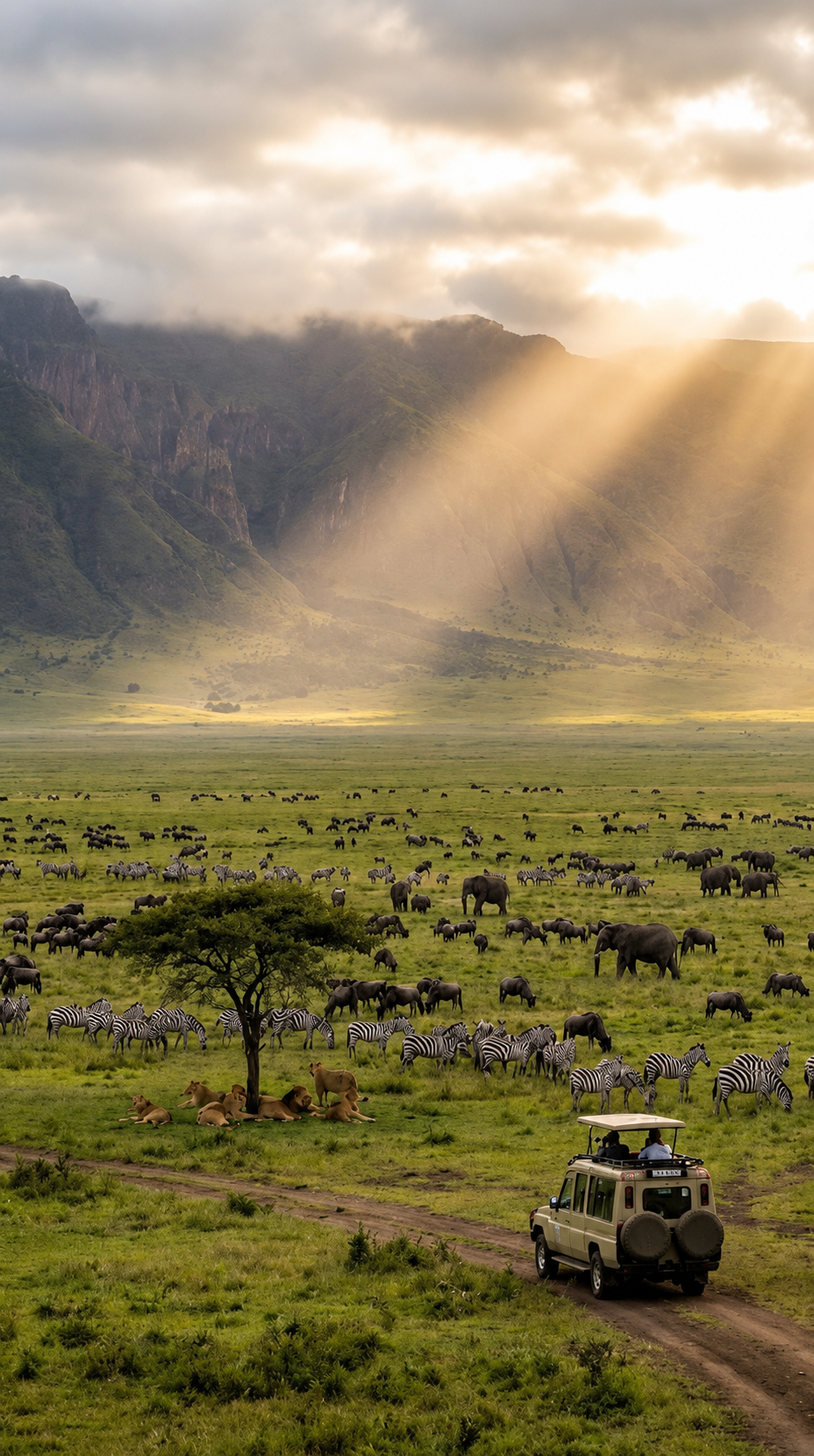 4 Days Tanzania Lodge Safari — Serengeti & Ngorongoro